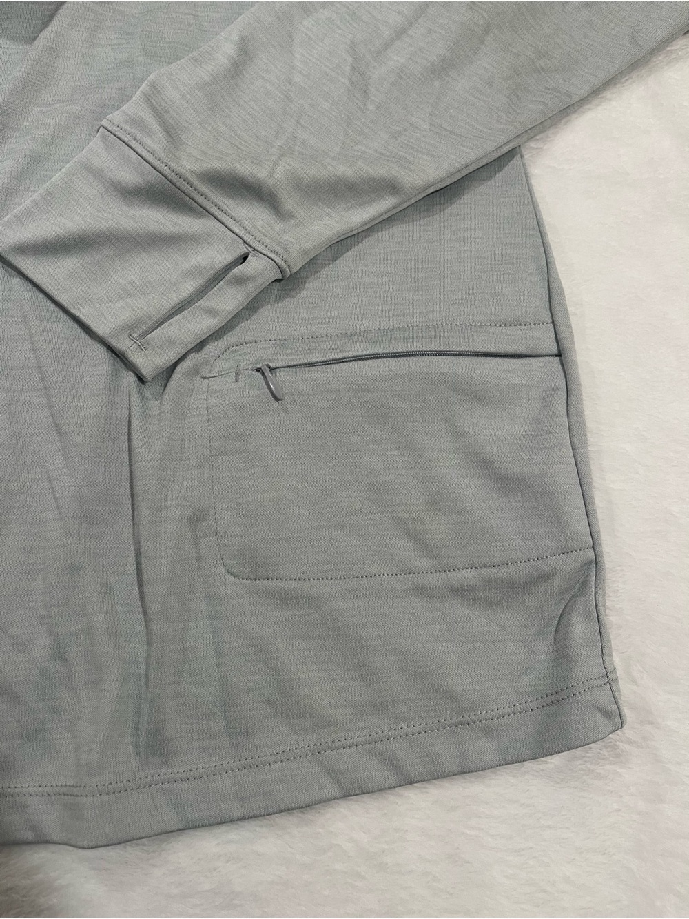 Old Navy Active Gray Long Sleeve Hoodie - Mens XL - Picture 3 of 7